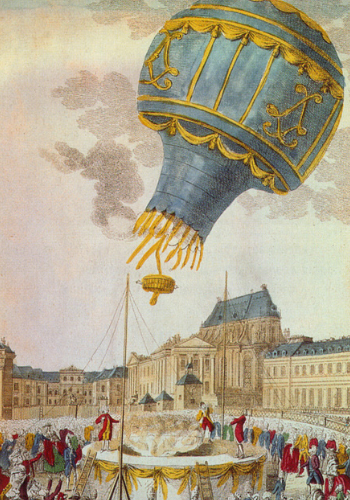 První let horkovzdušným balónem